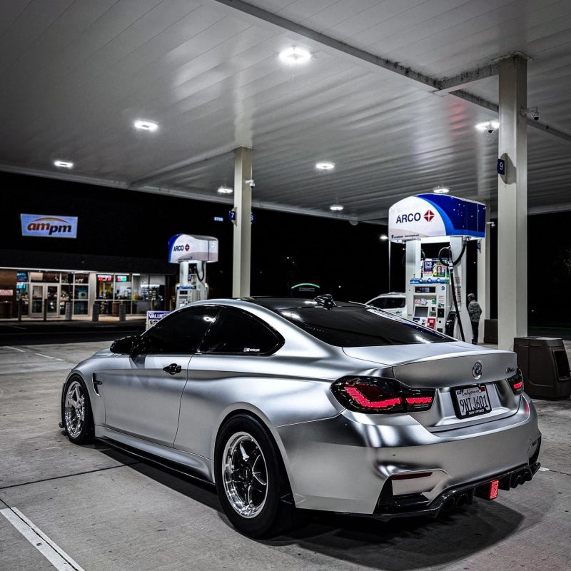 Matte Satin Chrome Silver Car Vinyl Wrap | Satin Chrome X Silver Car Wrap