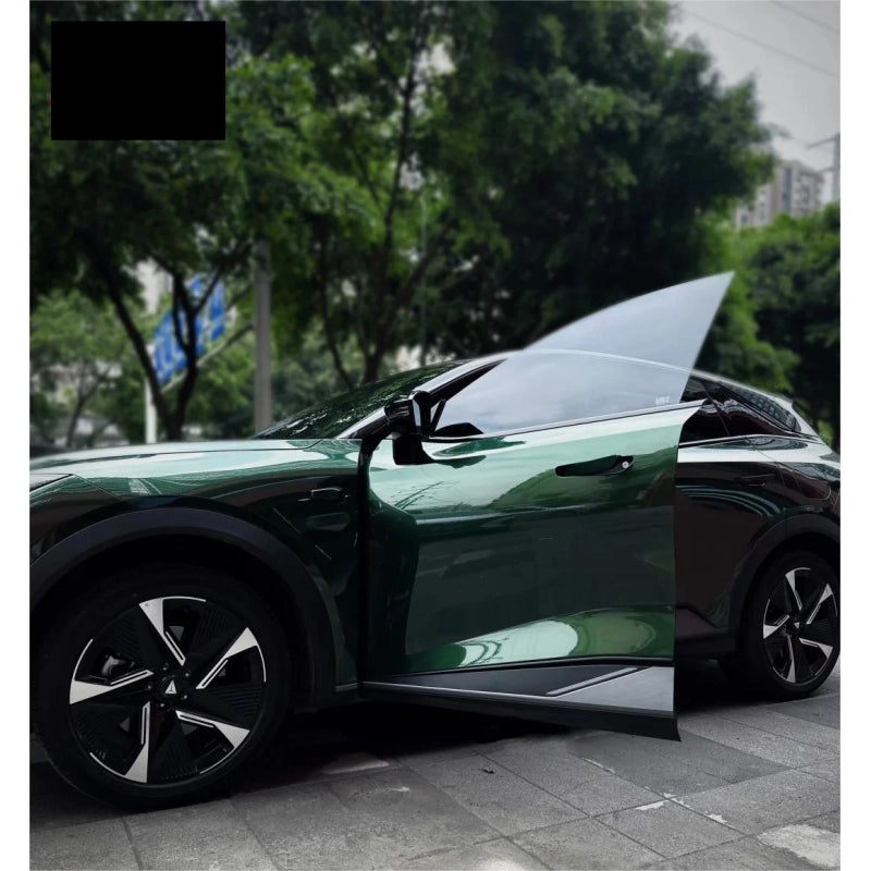 Glossy Paint Metalic Midnight Green Car Vinyl Wrap PET