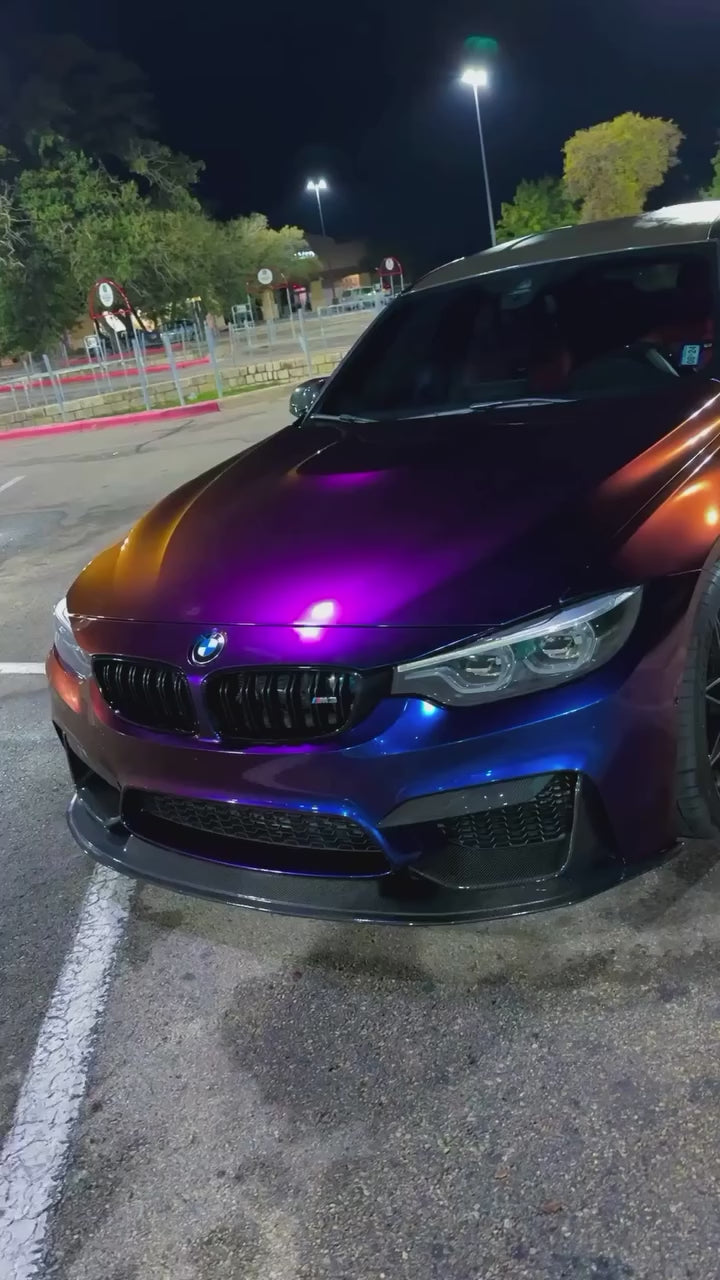 Gloss Metallic Flowing Phantom Purple Chameleon Car Vinyl Wrap