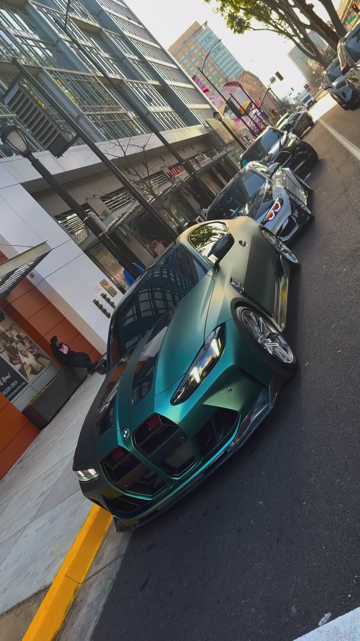 Matte Metallic Satin Hunter Green Car Vinyl Wrap PET