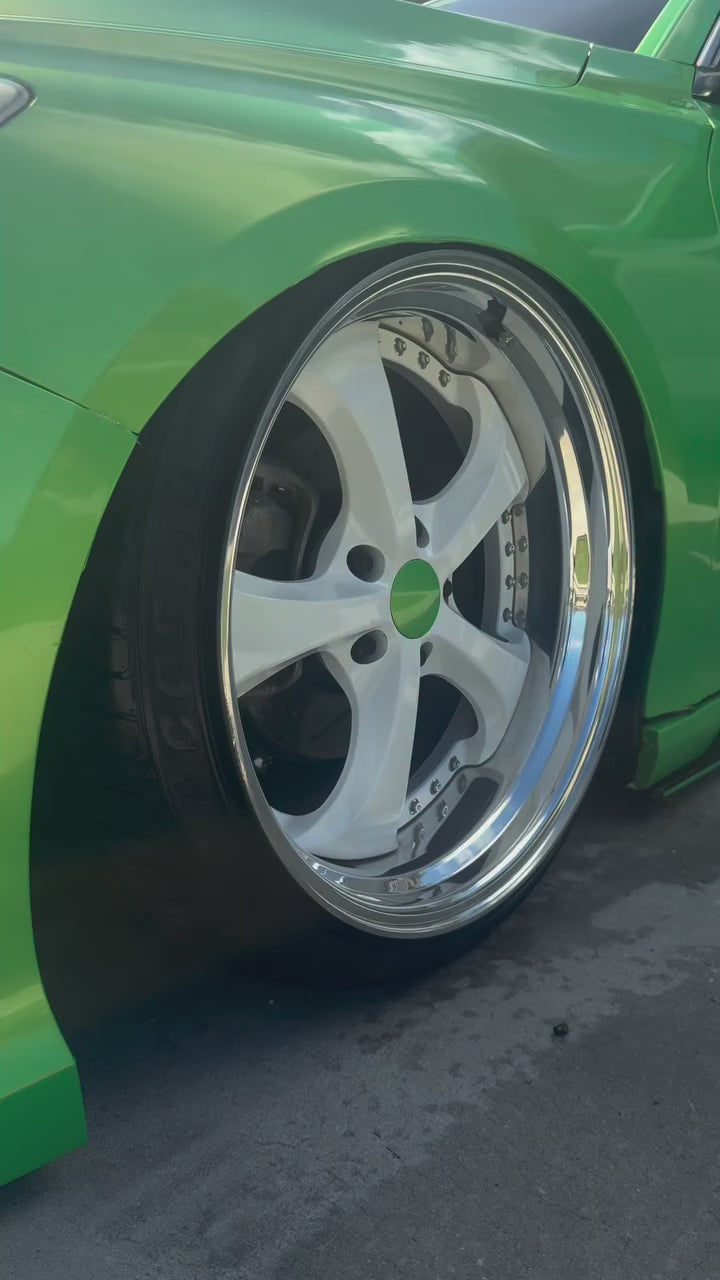 Glossy Apple Green Car Vinyl Wrap PET