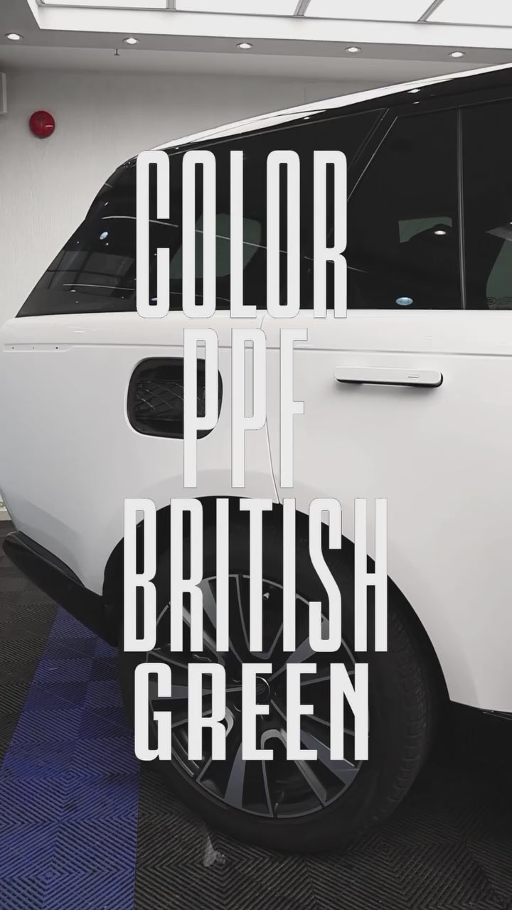 TPU Gloss Metallic British Green Colored PPF Paint Protection Film
