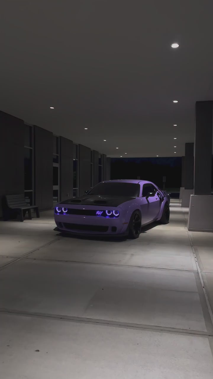 Gloss Macaron Lavender Purple Car Vinyl Wrap Tesla BMW PET