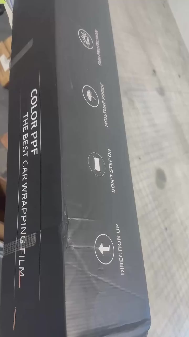 TPU Glossy Cuban Sand Yellow Colored PPF Paint Protection Film