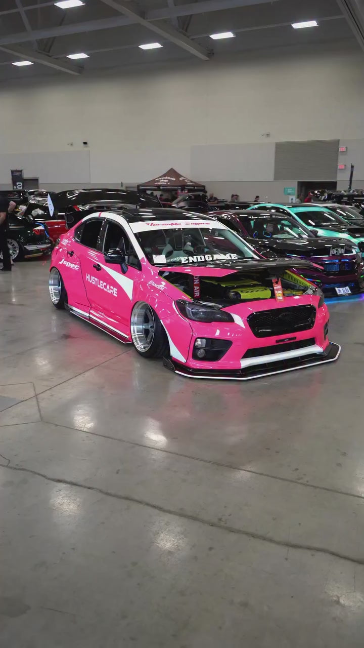 Gloss Fluorescent Pink Car Vinyl Wrap