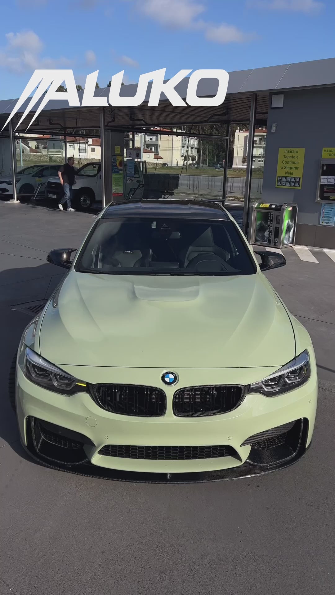 Gloss Light Khaki Green Car Vinyl Wrap