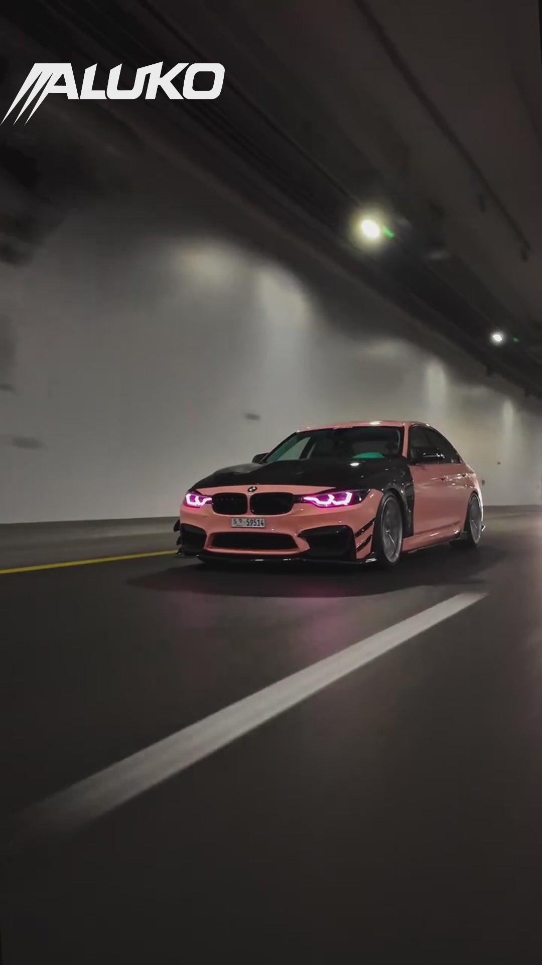 Gloss Salmon Pink Car Vinyl Wrap PET