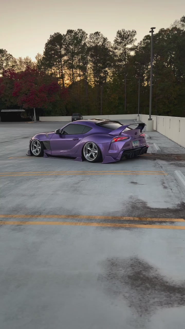 Gloss Metallic Viola Purple Car Vinyl Wrap PET