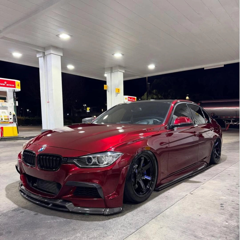 Full vehicle wrap with ultra glossy liquid dragon red car vinyl wrap PET, premium high-shine red car wrap by ALUKOCARWRAP.