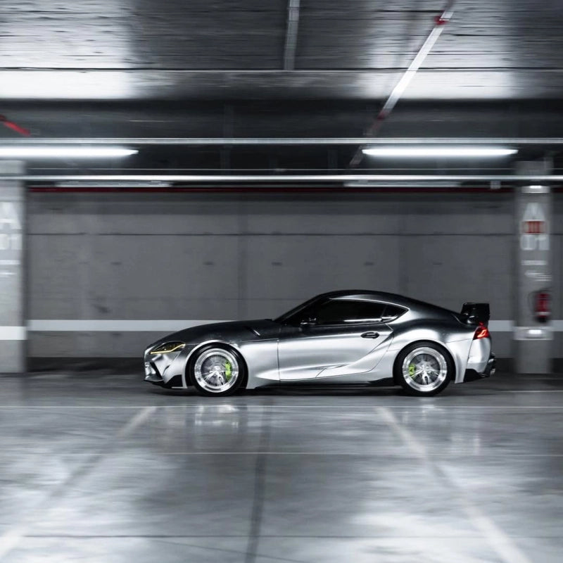 Matte Satin Chrome Silver Car Vinyl Wrap | Satin Chrome X Silver Car Wrap