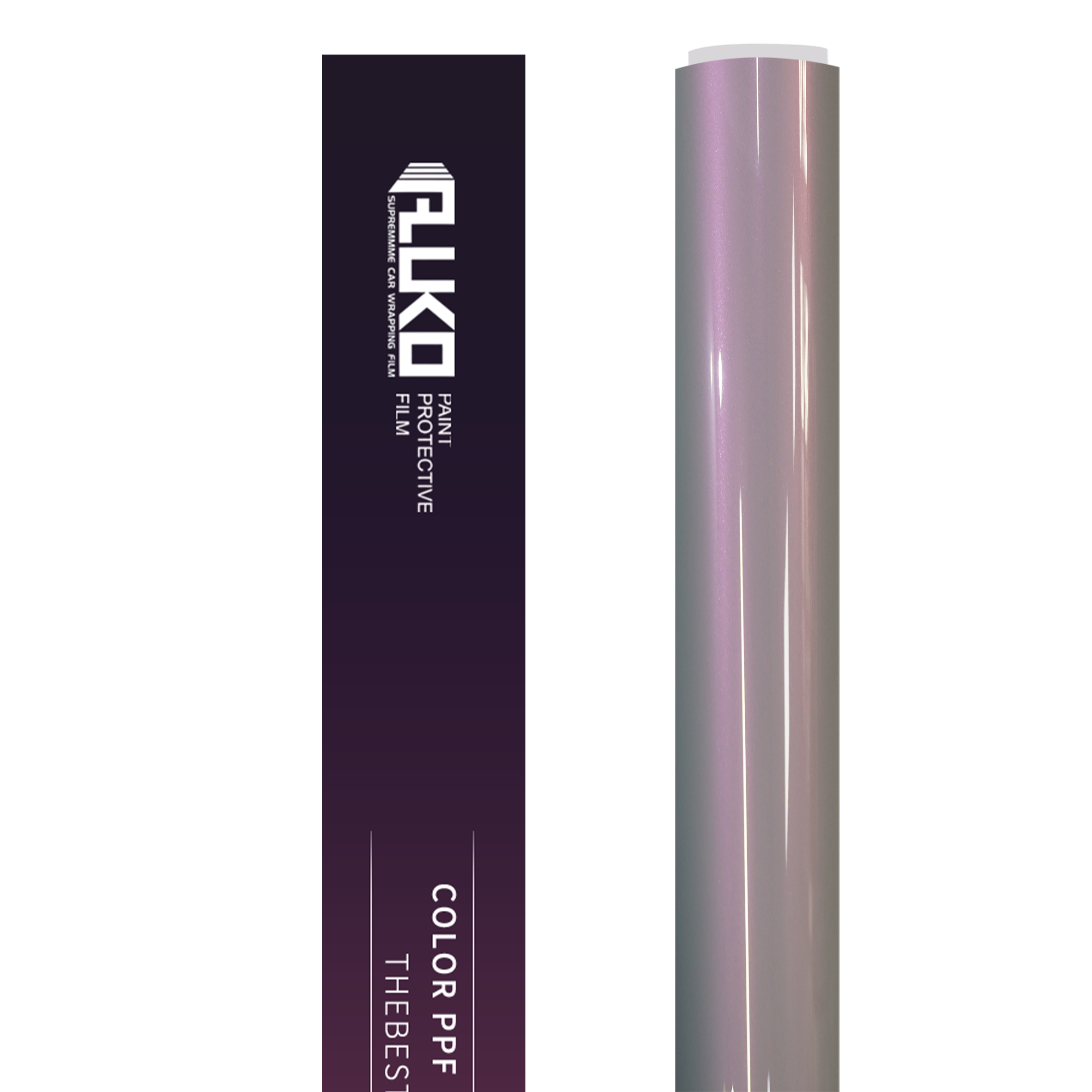 TPU Gloss Metallic Chameleon Pink Grey Color PPF Paint Protection Film