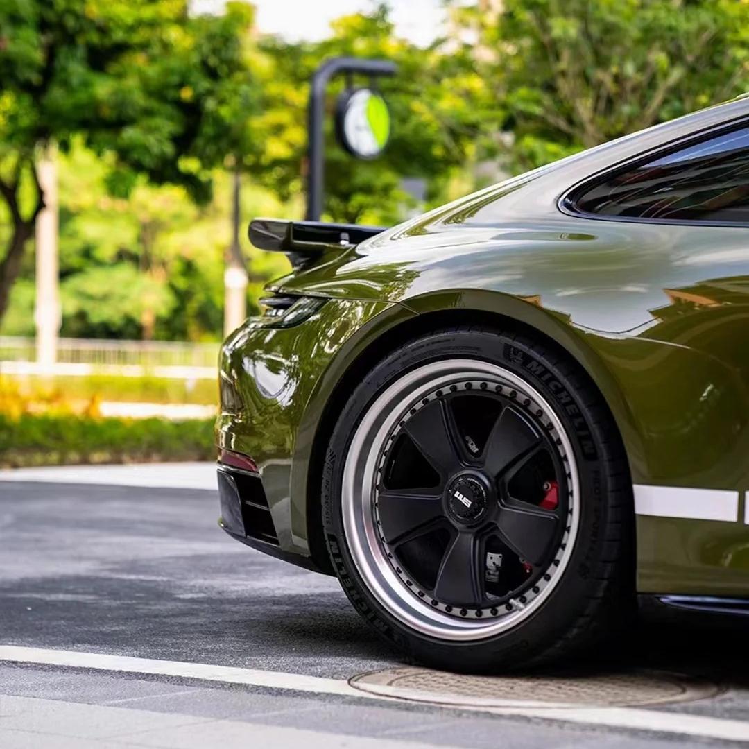 TPU Gloss Military Green Colored PPF Paint Protection Film