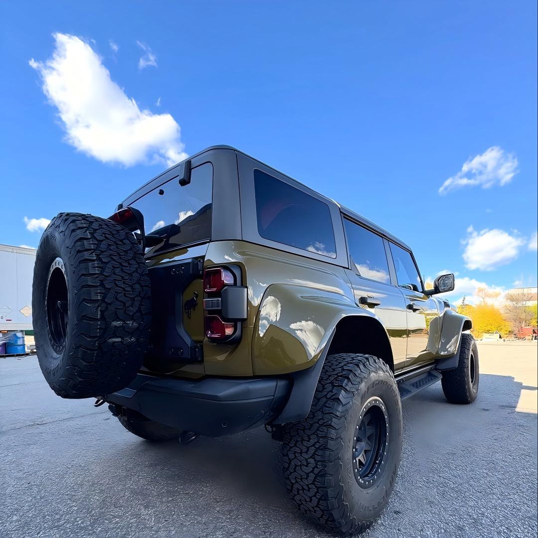 TPU Gloss Military Green Colored PPF Paint Protection Film