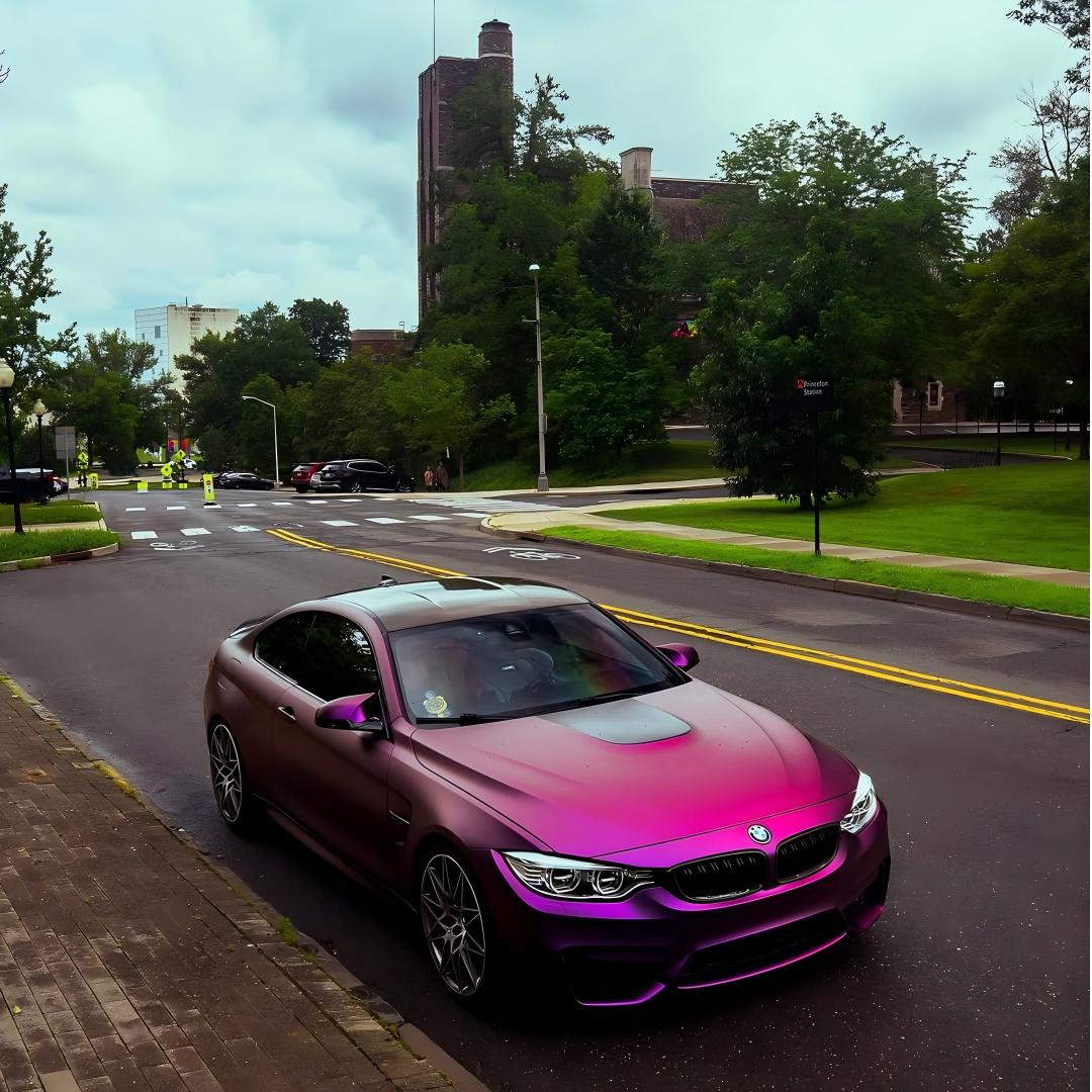 TPU Satin Russian Violet Purple Colored PPF Paint Protection Film