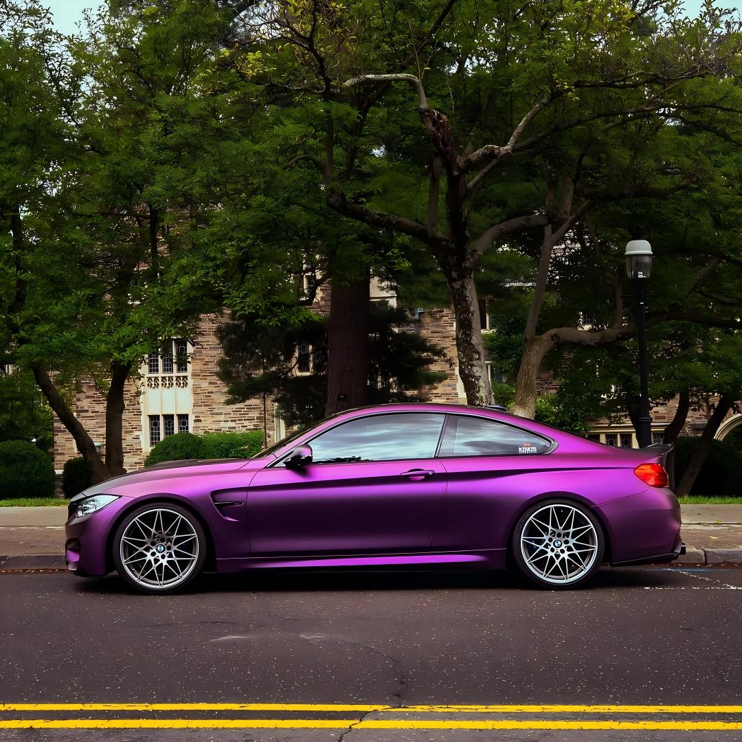 TPU Satin Russian Violet Purple Colored PPF Paint Protection Film