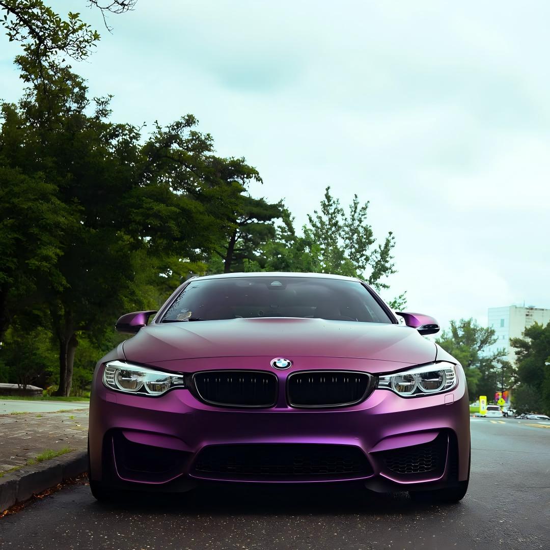 TPU Satin Russian Violet Purple Colored PPF Paint Protection Film