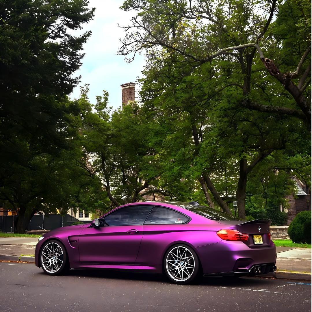 TPU Satin Russian Violet Purple Colored PPF Paint Protection Film