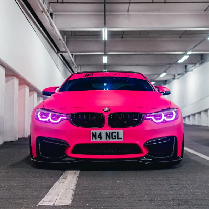 Ultimate Flat Fluorescent Pink Car Vinyl Wrap PET