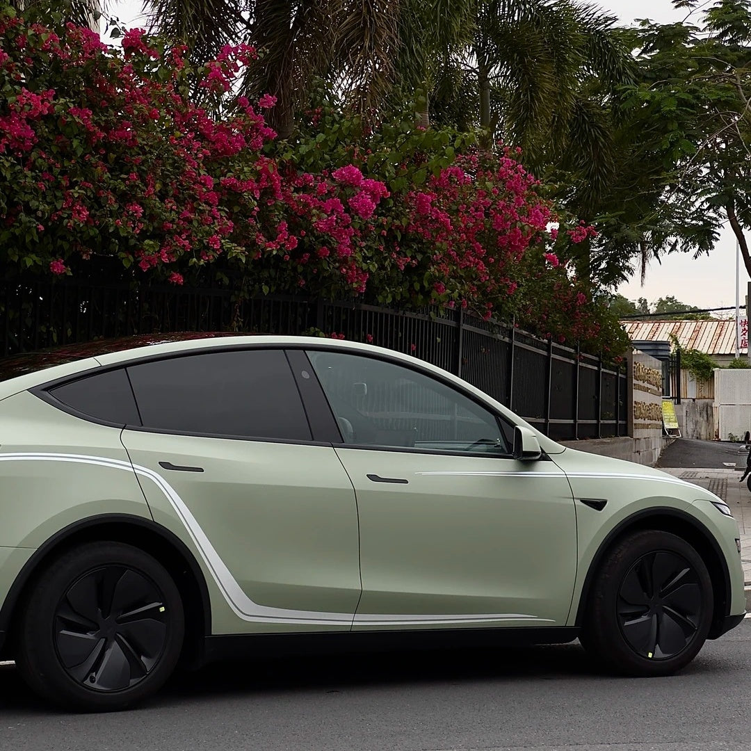 Ultimate Flat Light Khaki Green Car Vinyl Wrap PET