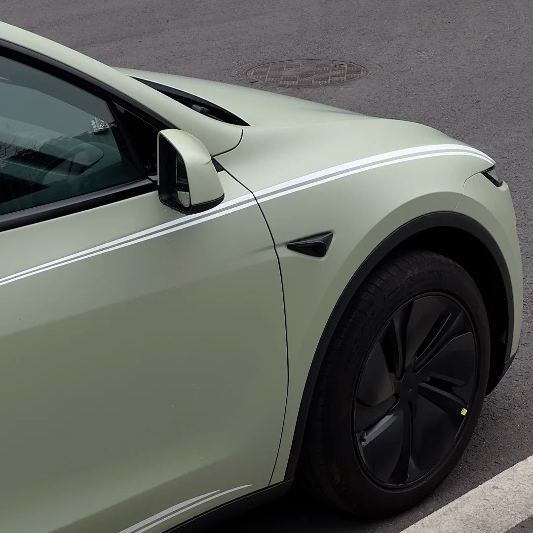 Ultimate Flat Light Khaki Green Car Vinyl Wrap PET