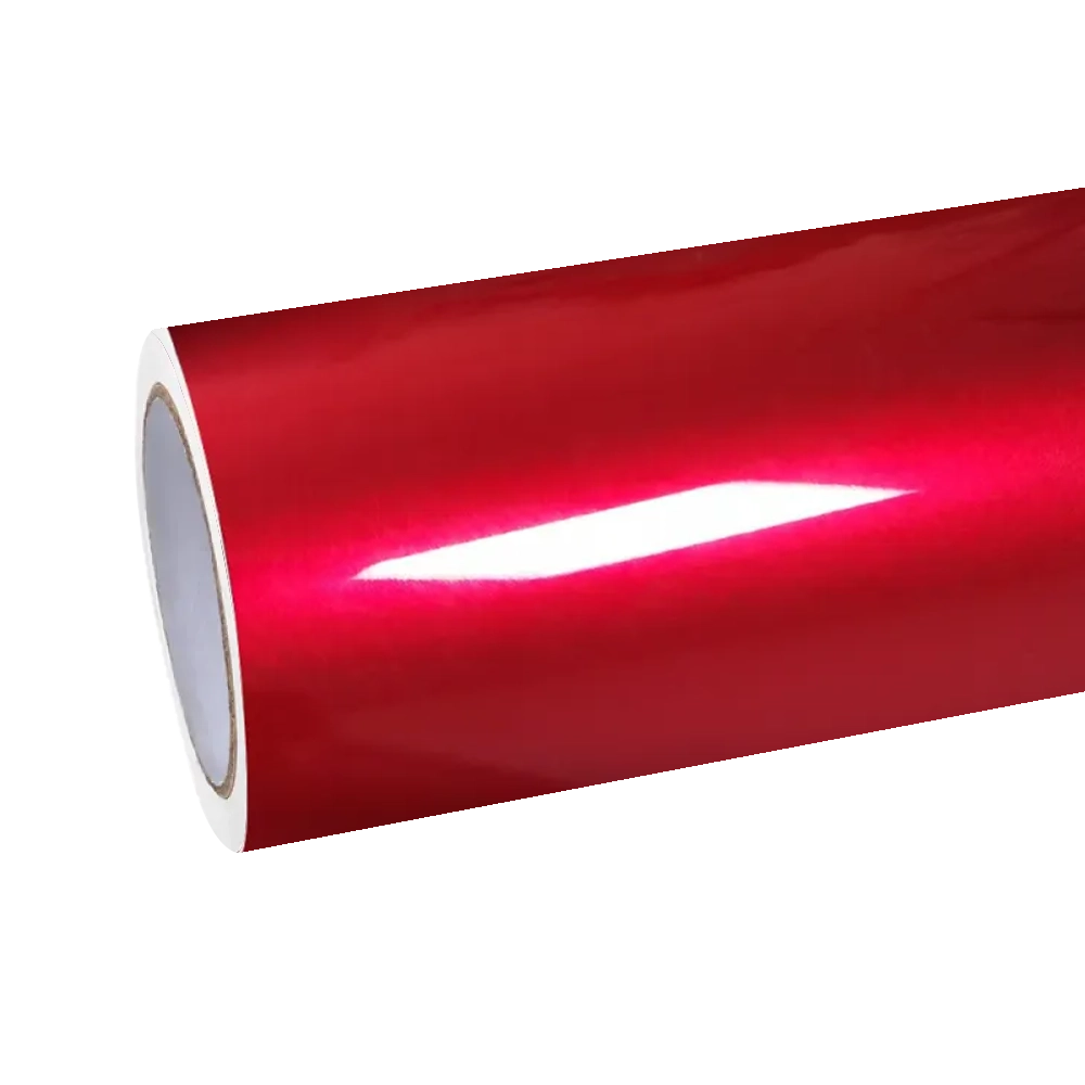 Ultra Glossy Metallic Vampire Red Car Wrap by ALUKOCARWRAP