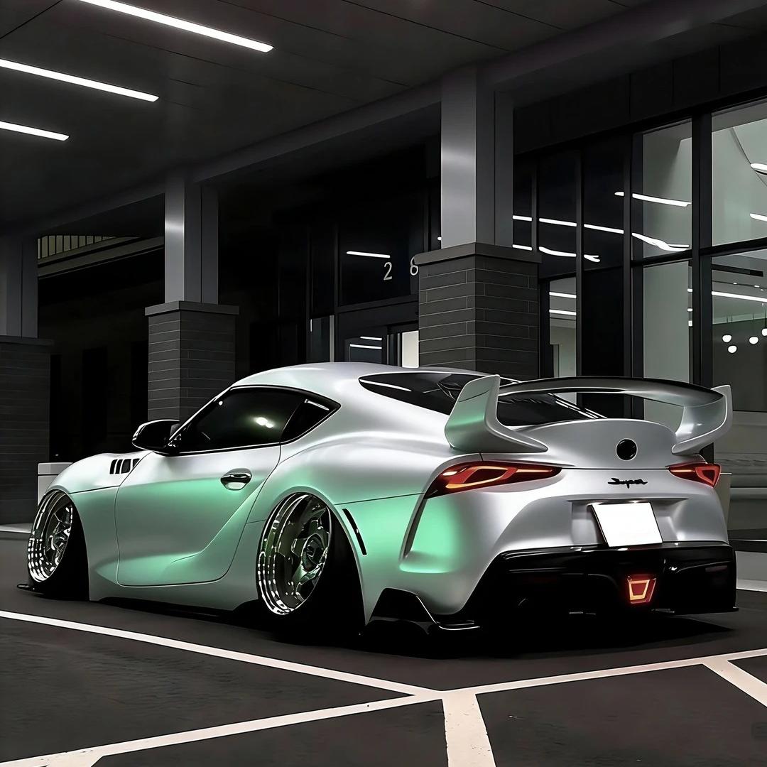 Ultra Gloss Metallic Chameleon Silver Green Car Vinyl Wrap PET