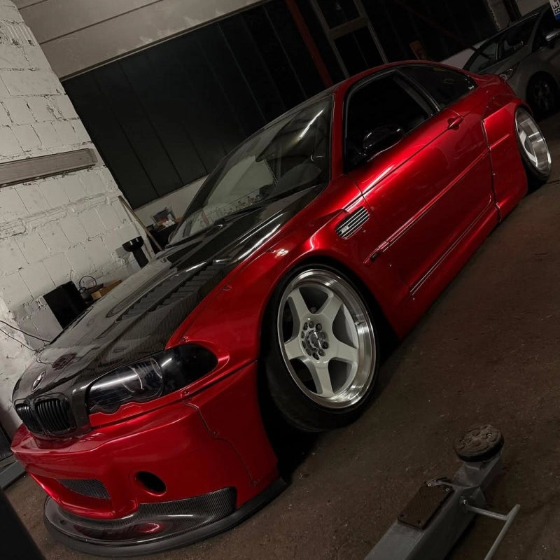 Vampire Red Car Wrap full vehicle side view